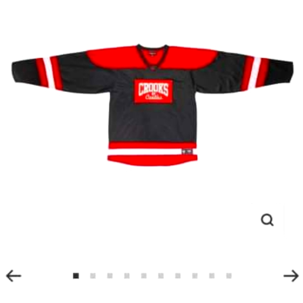 Crooks and Castles hockey jersey